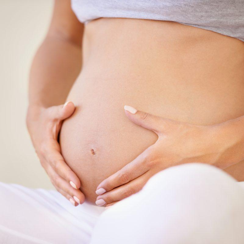 Holding the promise of a new life.